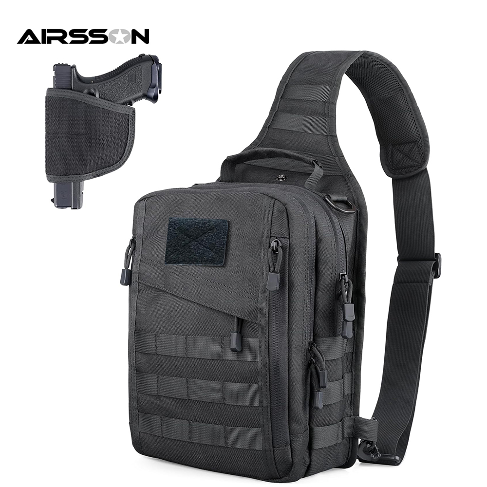 Edc Concealed Carry Sling Bag - التكتيكية حقيبة ظهر ذات حمالة أخفى