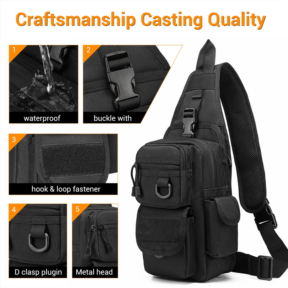التكتيكية مسدس حقيبة أخفى مسدس - مراجعة Edc Concealed Carry Sling Bag وسعره