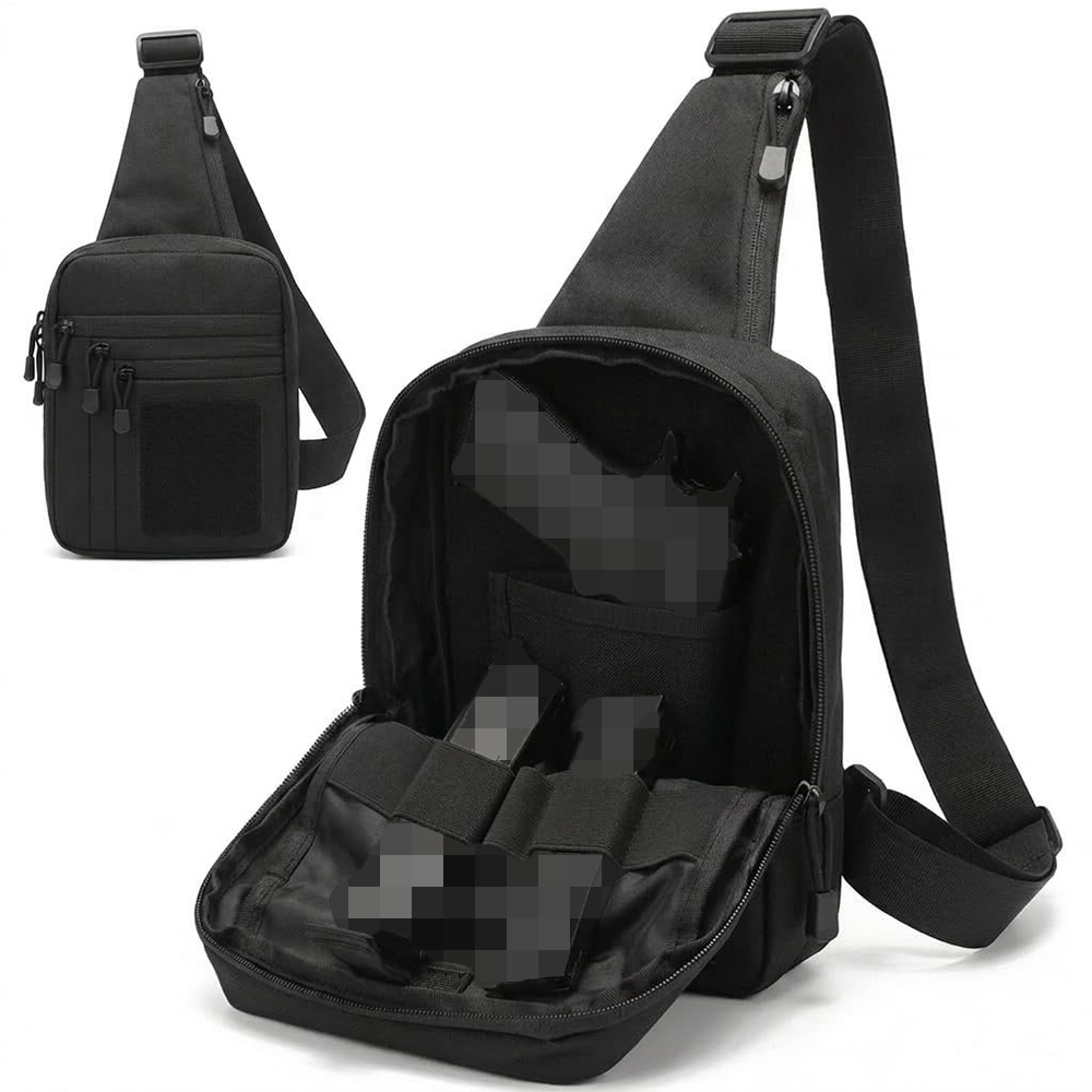 حقيبة مسدس تكتيكية، حقيبة حمل  - مراجعة Edc Concealed Carry Sling Bag وسعره