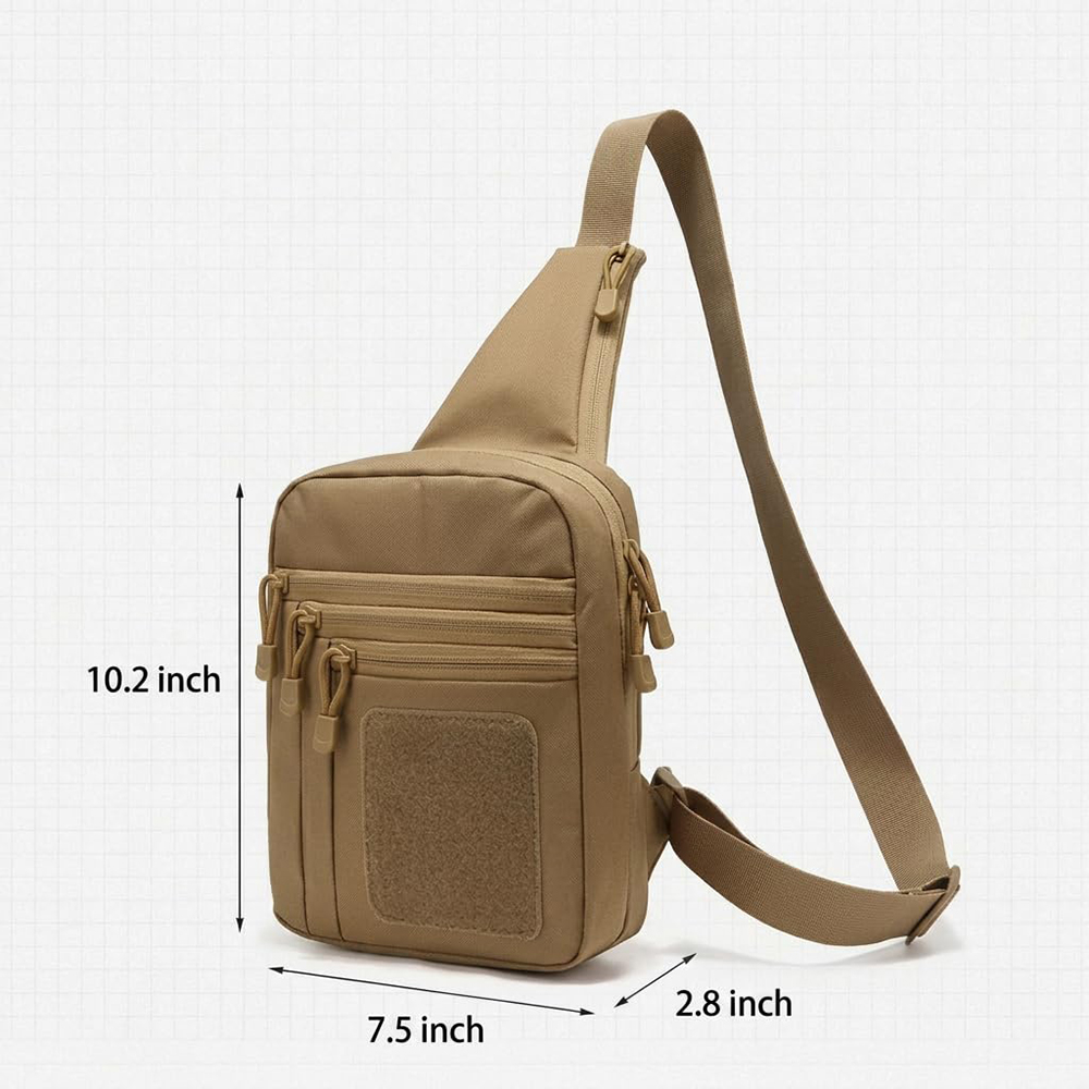 حقيبة مسدس تكتيكية، حقيبة حمل  - مراجعة Edc Concealed Carry Sling Bag وسعره